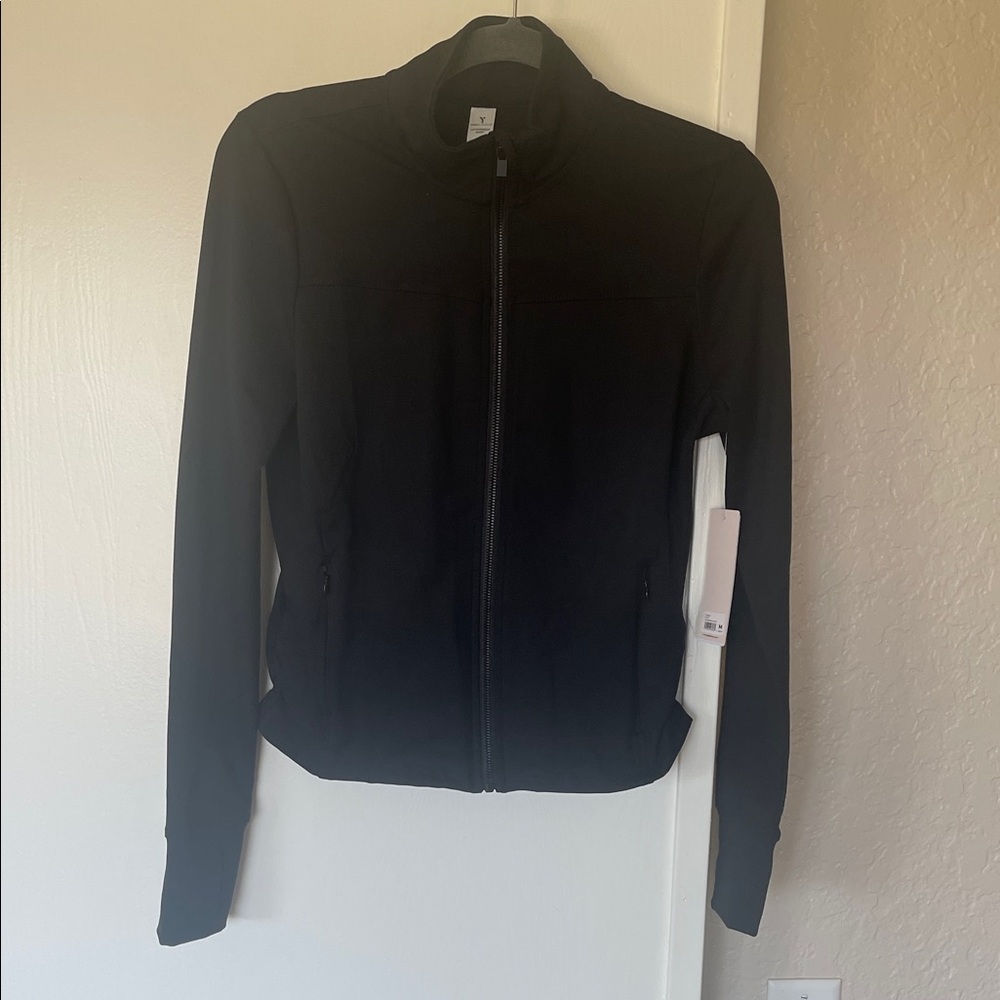 Yogalicious Ultra Soft and Breathable Women's Stretch Black Zip Jacket